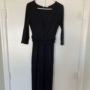 Bailey 44 for Anthropologie Black Maxi Dress (Medium)